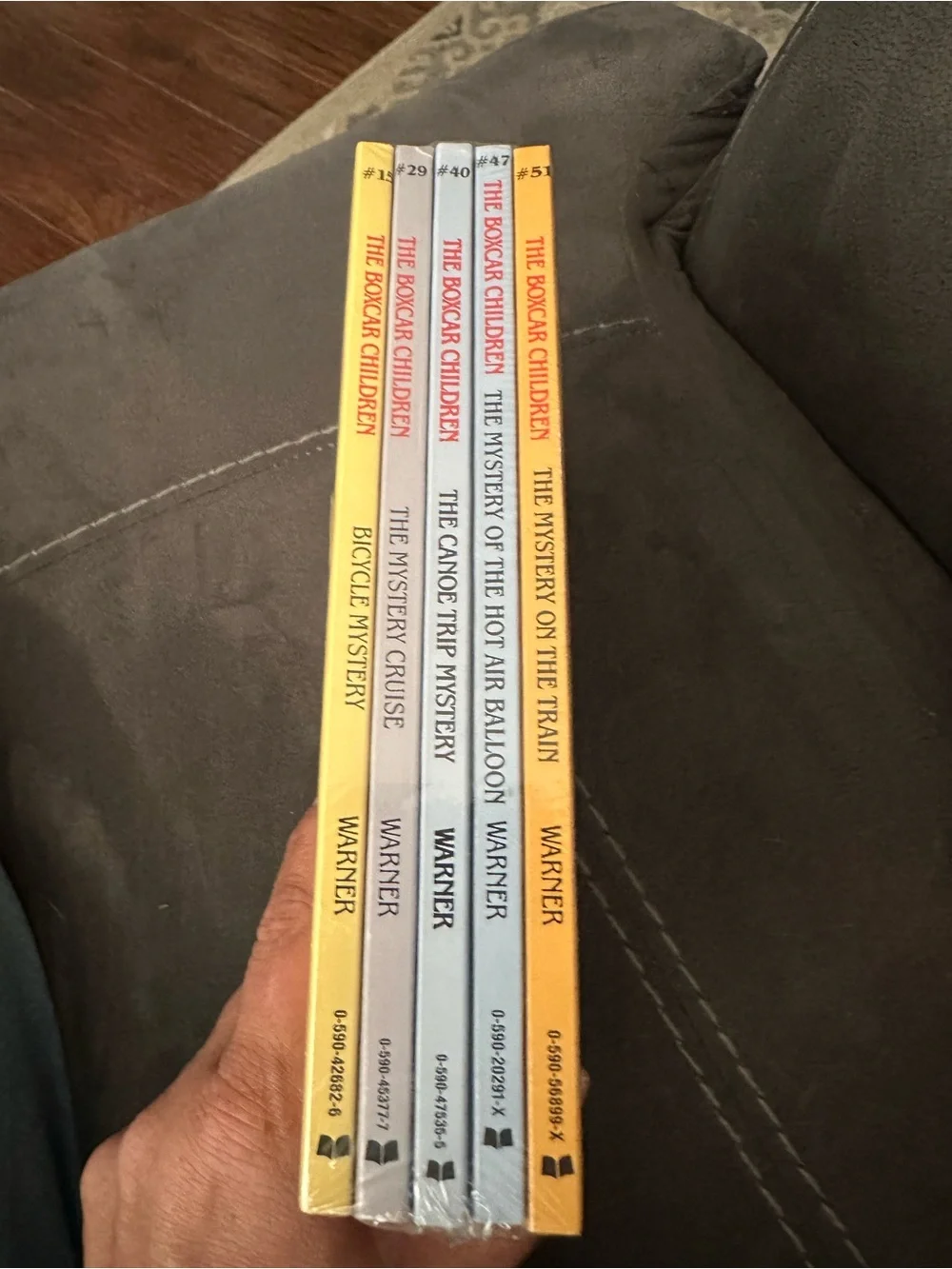 Vintage box car children book set new in plastic